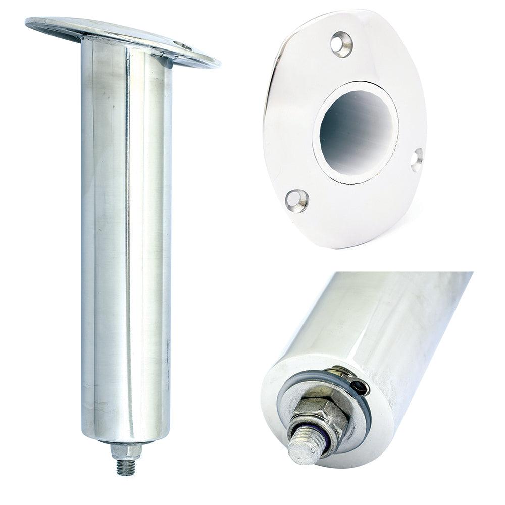 Tigress 3 Hole Swivel Oval Head Rod Holder - 15° - 10-1/2" - Boat Gear USA