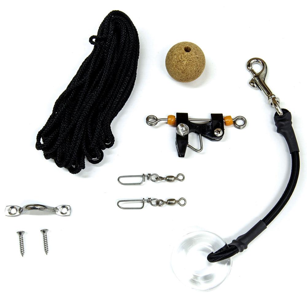 Tigress Center Rigger Kit - Black Nylon - Boat Gear USA