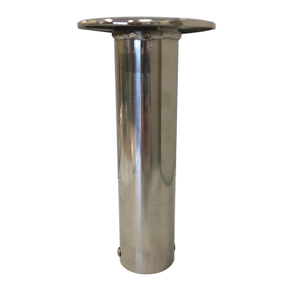 Tigress Economy Stainless Steel Gunnel Mount Rod Holder- 0° - Boat Gear USA
