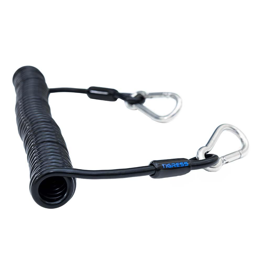 Tigress Light Tackle Coiled Safety Tether - 600lbs - Boat Gear USA