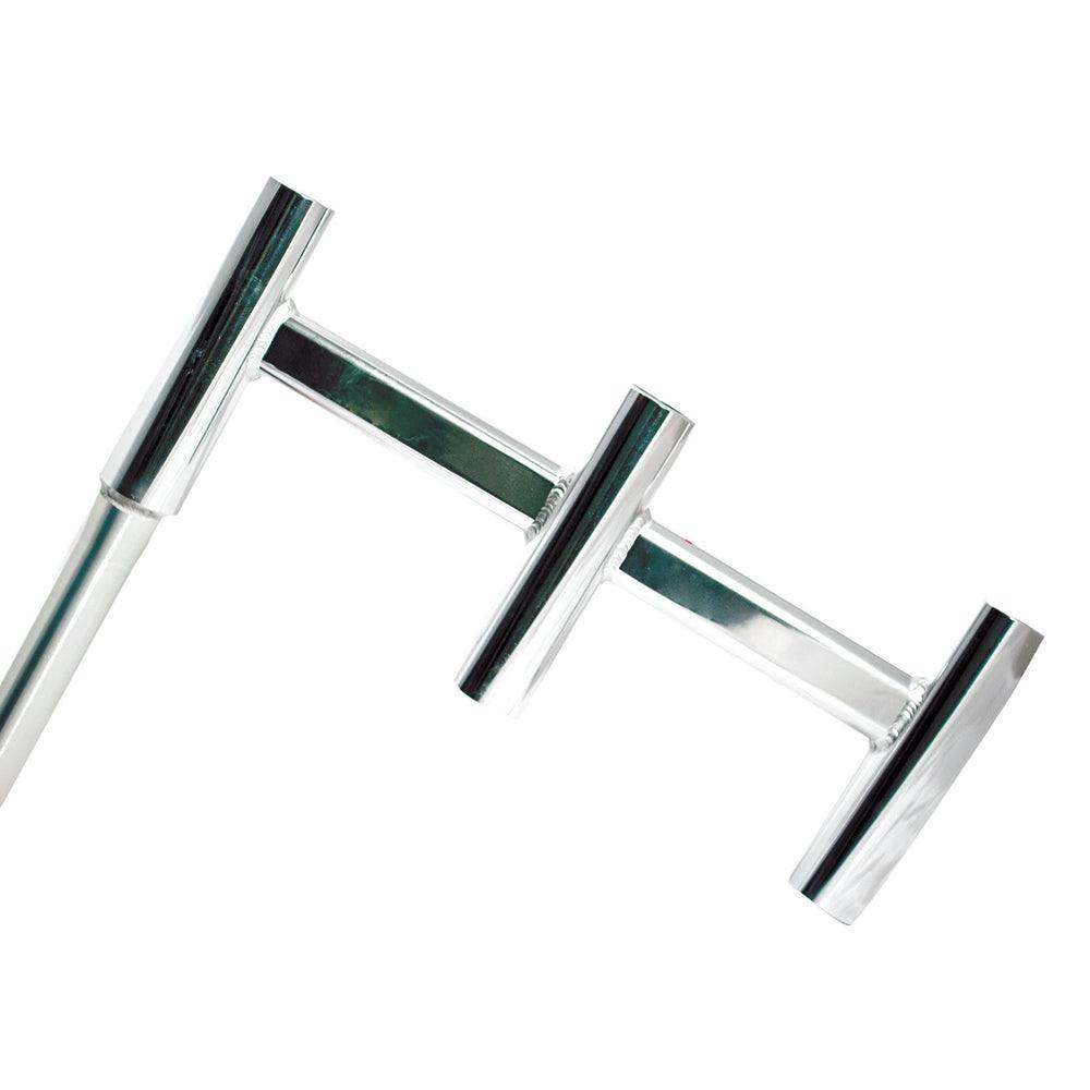 Tigress Offset Triple Aluminum Rod Holder - Straight Butt - Boat Gear USA