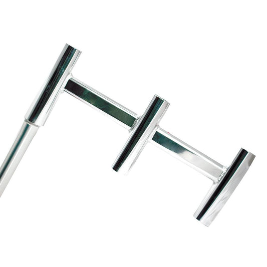 Tigress Offset Triple Aluminum Rod Holder - Straight Butt - Boat Gear USA