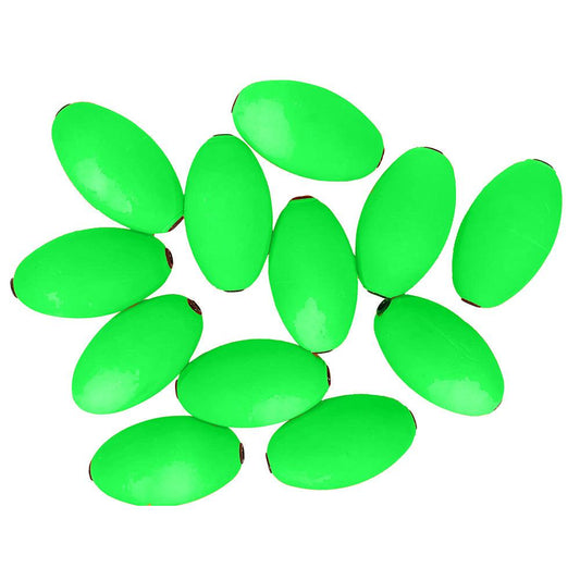 Tigress Oval Kite Floats - Green *12-Pack - Boat Gear USA