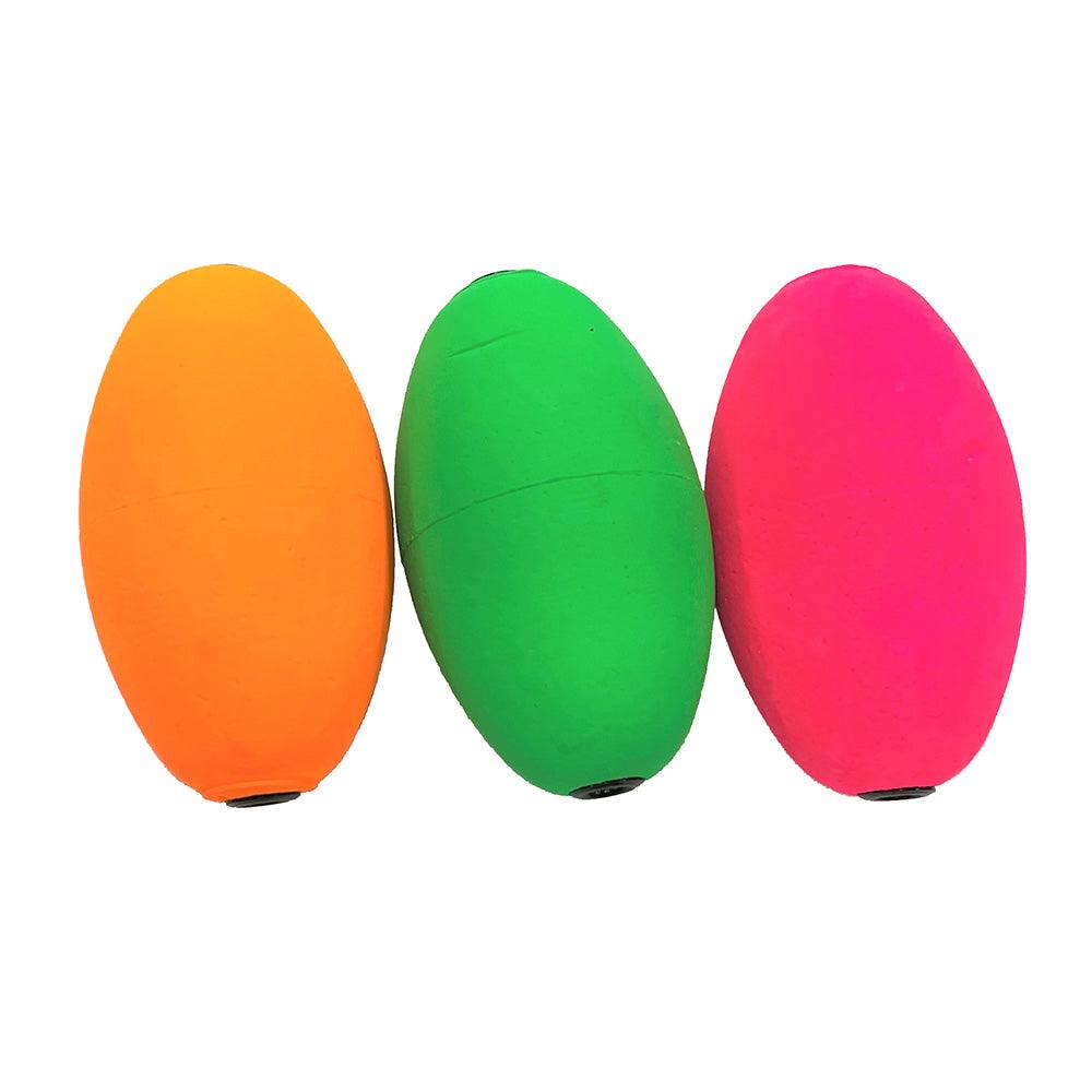 Tigress Oval Kite Floats - Multi-Color *3-Pack - Boat Gear USA