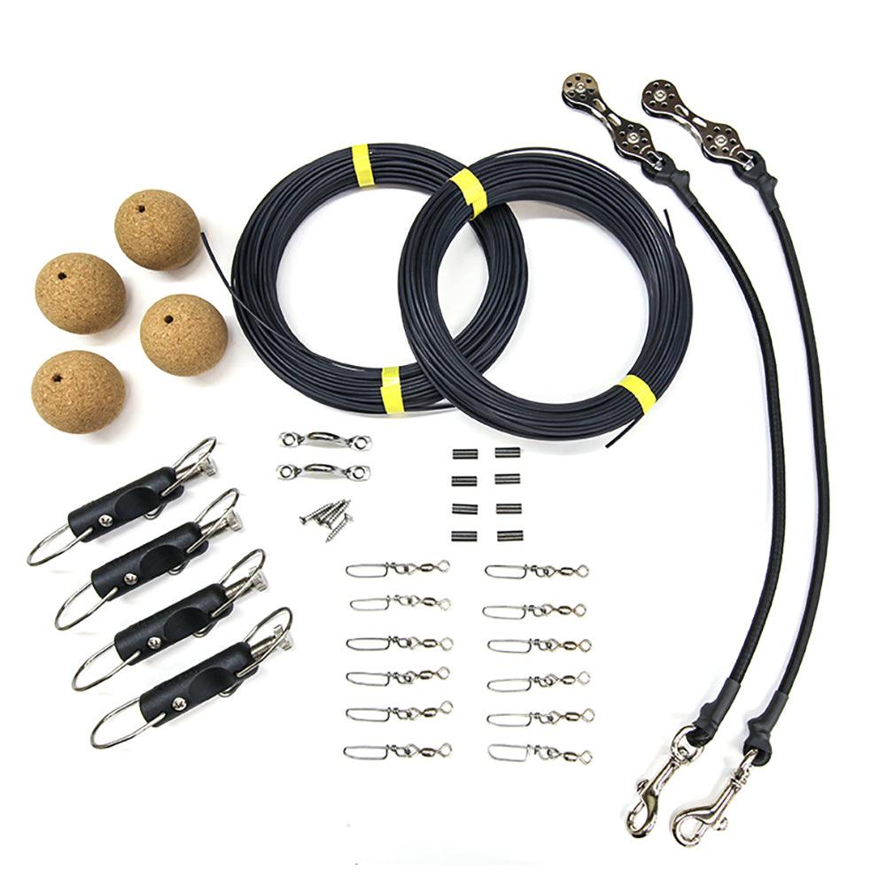 Tigress Ultimate Rigging Kit - 400lb Black Mono - Boat Gear USA