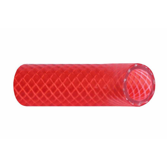 Trident Marine 1/2" Reinforced PVC (FDA) Hot Water Feed Line Hose - Drinking Water Safe - Translucent Red - Sold by the Foot - Boat Gear USA