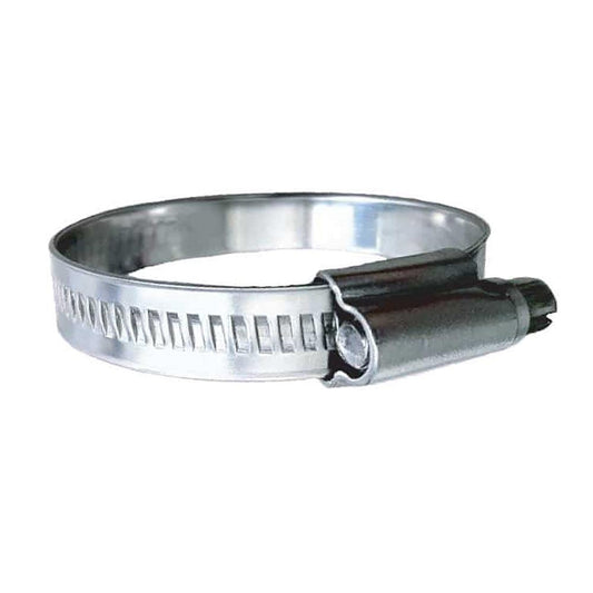 Trident Marine 316 SS Non-Perforated Worm Gear Hose Clamp - 15/32" Band - (1-1/16" – 1-1/2") Clamping Range - 10-Pack - SAE Size 16 - Boat Gear USA