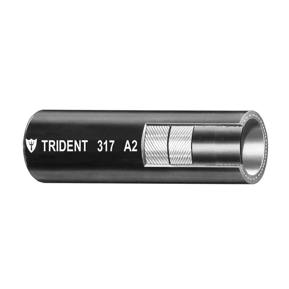 Trident Marine 5/8" x 50' Boxed Type A2 Fuel & Vent Line Hose - Black - Boat Gear USA