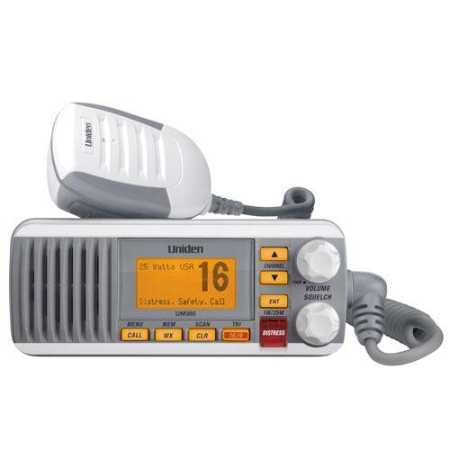Uniden Um385 White Vhf Class D Dsc 25 Watt - Boat Gear USA