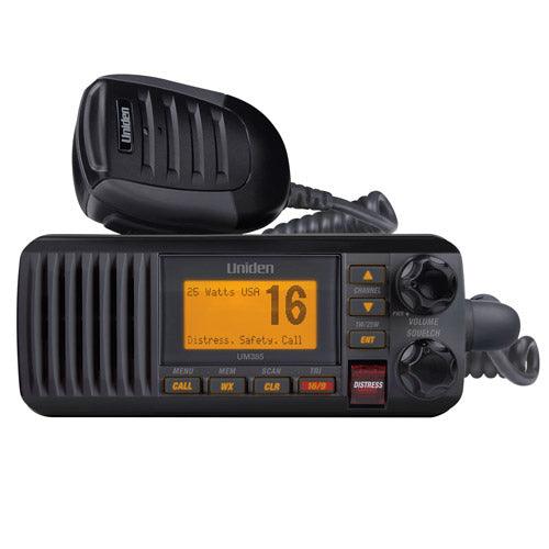 Uniden Um385bk Black Vhf Class D Dsc 25 Watt - Boat Gear USA