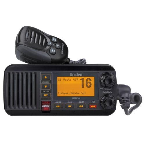 Uniden Um435bk Black Vhf Class D Dsc 25 Watt - Boat Gear USA
