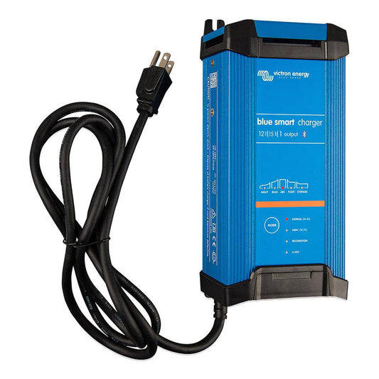 Victron Blue Smart IP22 12VDC 15A 1 Bank 120V Charger - Dry Mount - Boat Gear USA