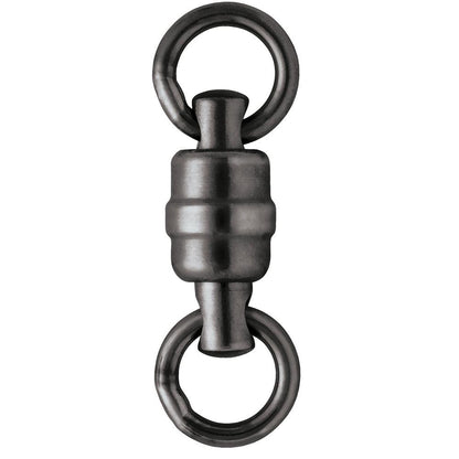 VMC BSHBSWR Black Stainless Steel Heavy-Duty Ball Bearing Swivel #2 - 160lb *3-Pack - Boat Gear USA