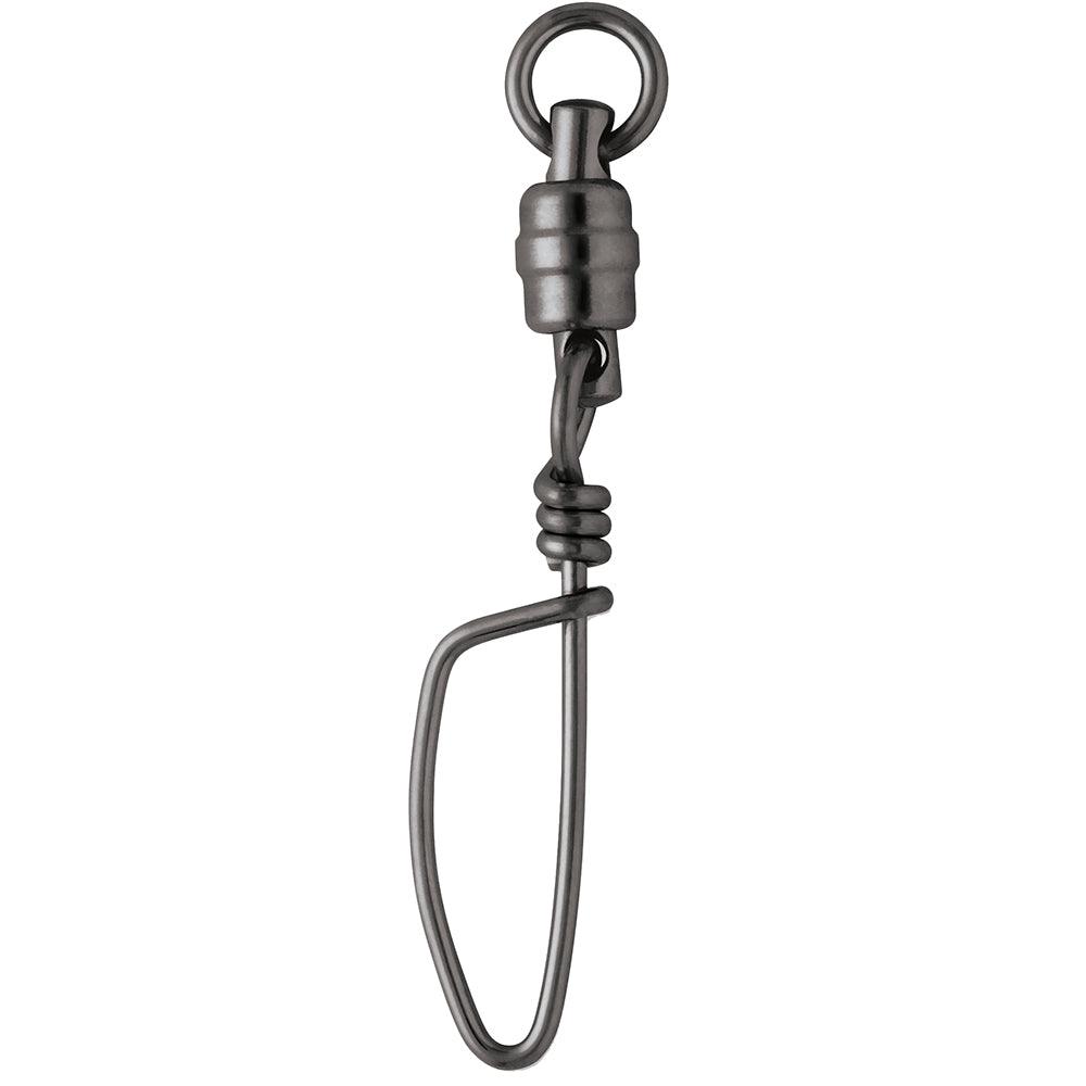 VMC BSHBTSS Black Stainless Steel Heavy-Duty Ball Bearing Tournament Snap Swivel #2 - 70lb *3-Pack - Boat Gear USA