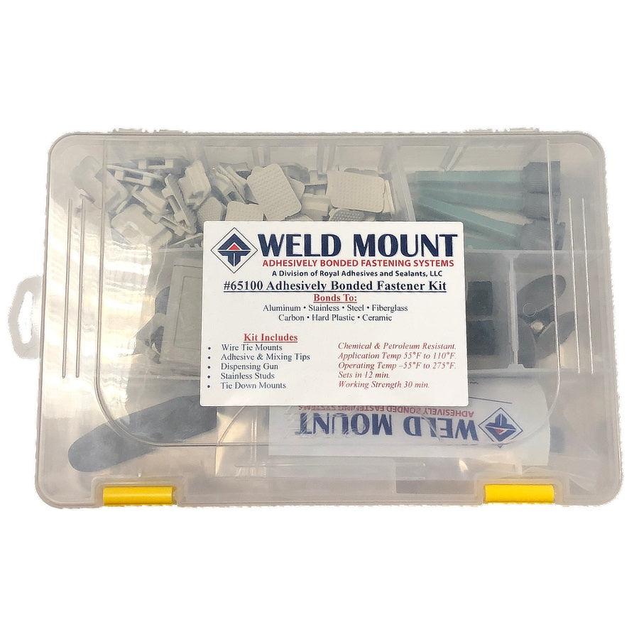 Weld Mount 65100 Adhesively Bonded Fastener Kit - Boat Gear USA