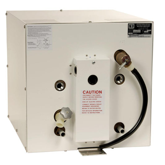 Whale Seaward 11 Gallon Hot Water Heater w/Front Heat Exchanger - White Epoxy - 120V - 1500W - Boat Gear USA