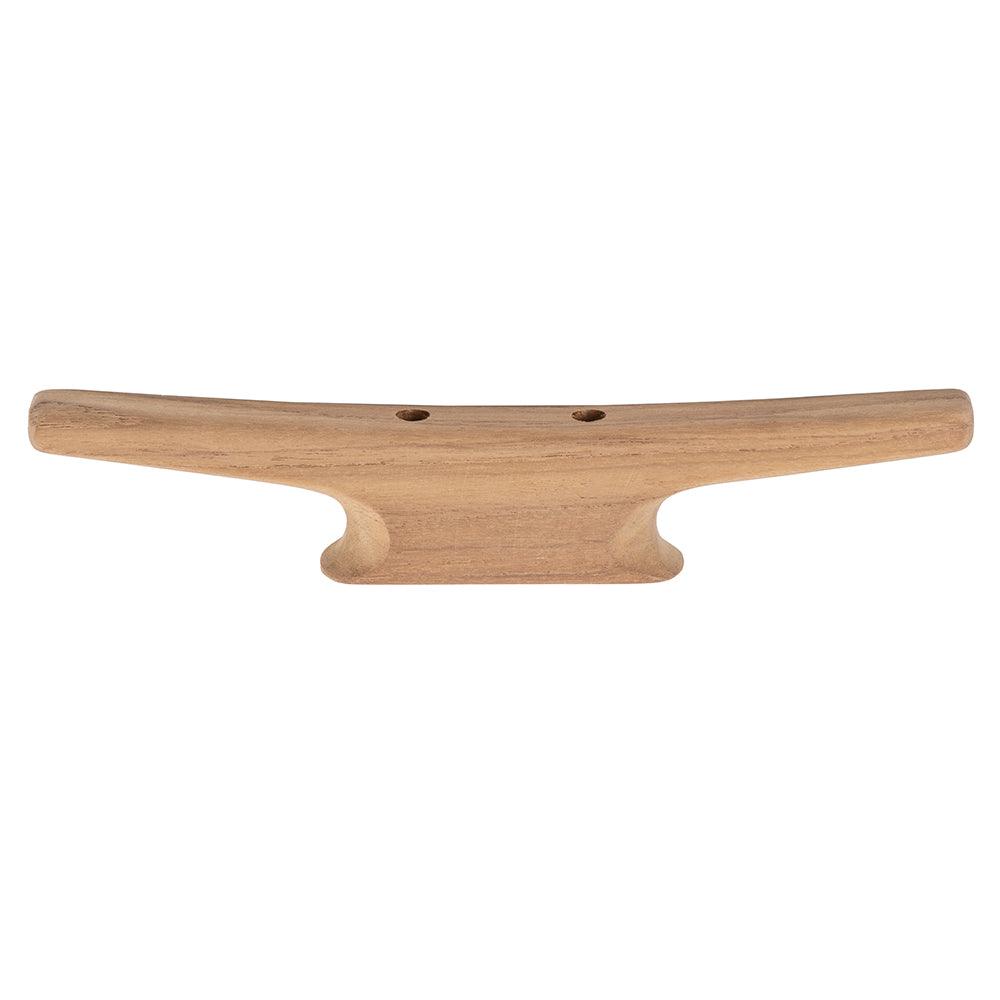 Whitecap 10" Cleat - Teak - Boat Gear USA