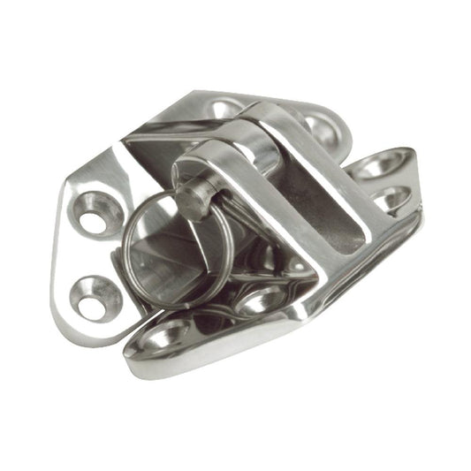 Whitecap Angled Base Hatch Hinge - 316 Stainless Steel - 3" x 2-1/2" - Boat Gear USA