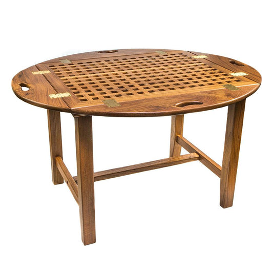 Whitecap Butler's Table - Teak - Boat Gear USA