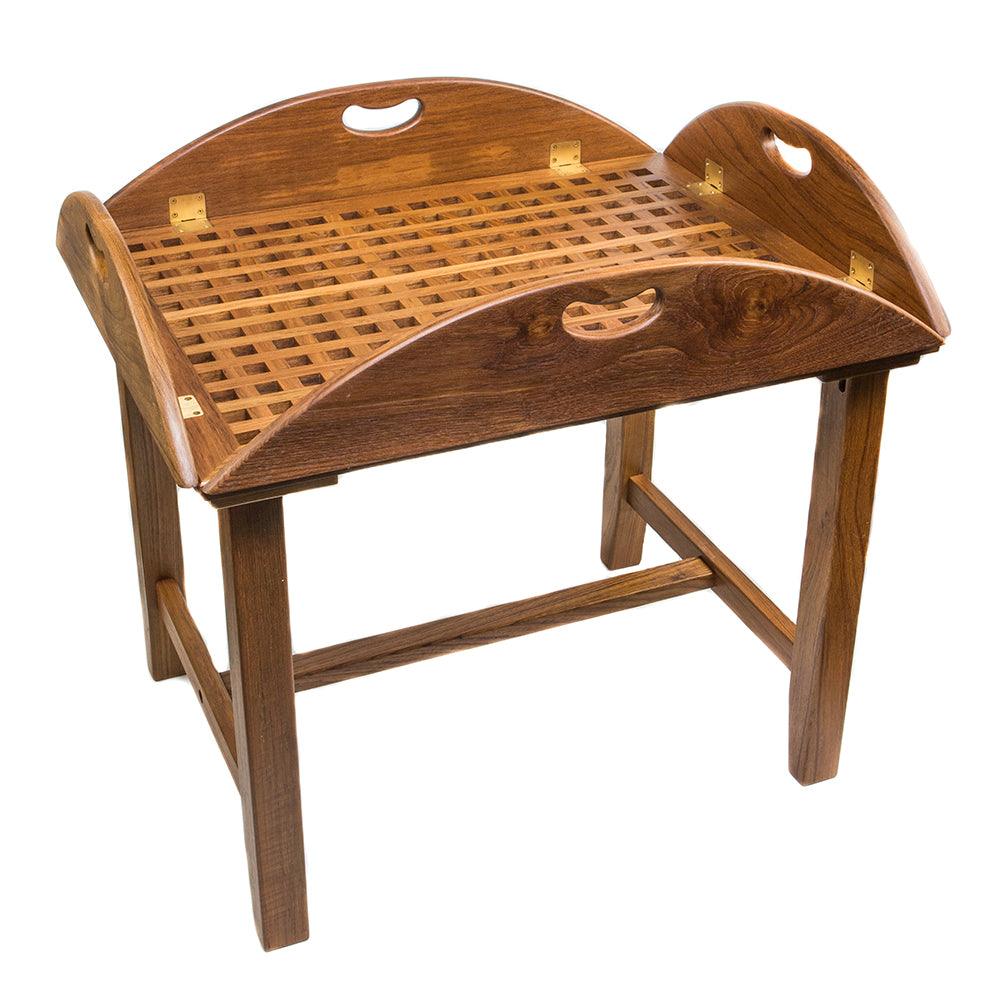 Whitecap Butler's Table - Teak - Boat Gear USA