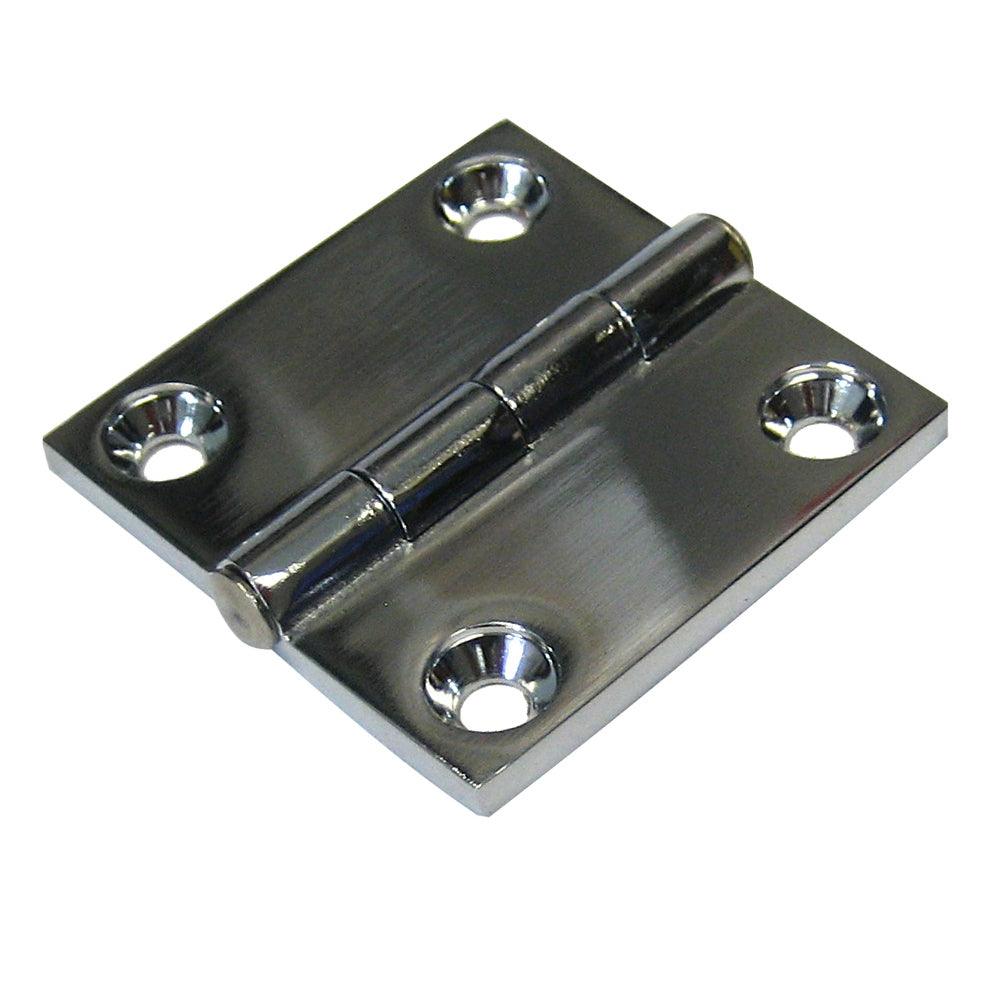 Whitecap Butt Hinge - 316 Stainless Steel - 1-1/2" x 1-1/2" - Boat Gear USA