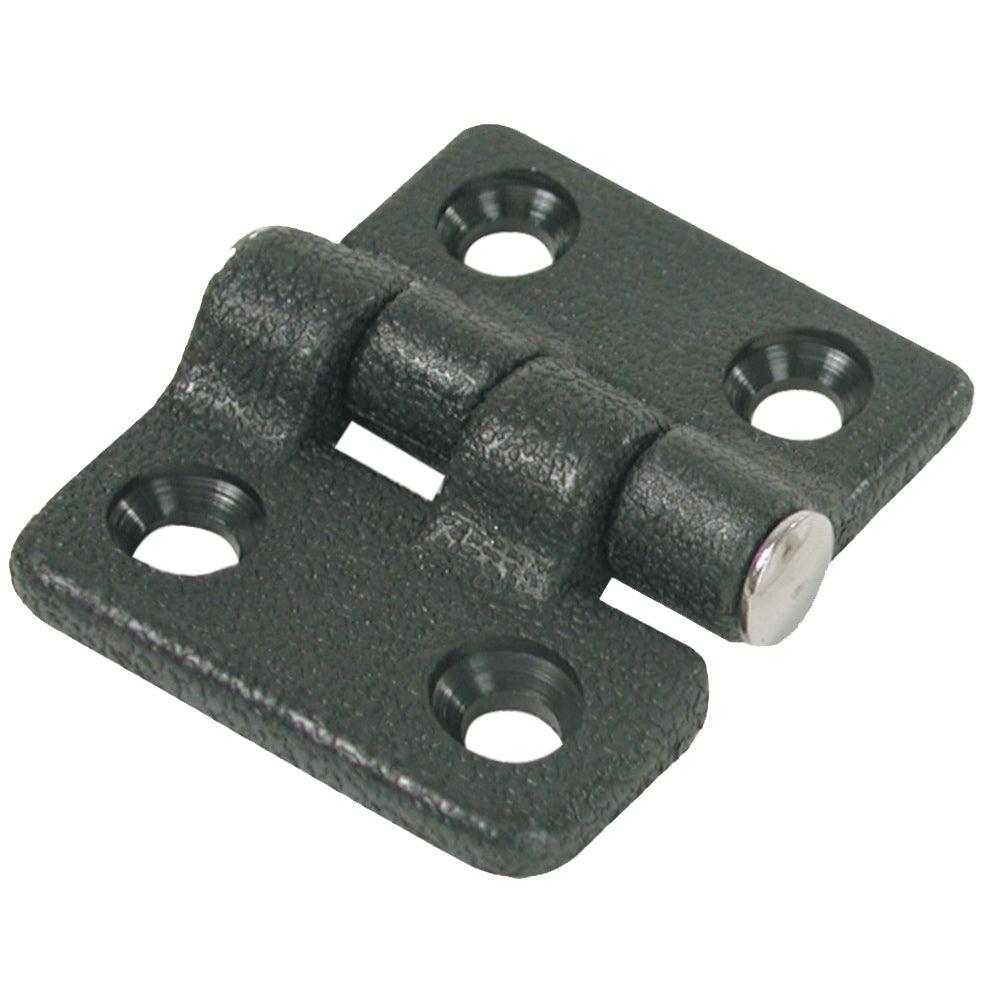 Whitecap Butt Hinge - Black Nylon - 1-1/2" x 1-3/8" - Boat Gear USA