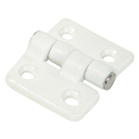 Whitecap Butt Hinge - White Nylon - 1-1/2" x 1-3/8" - Boat Gear USA