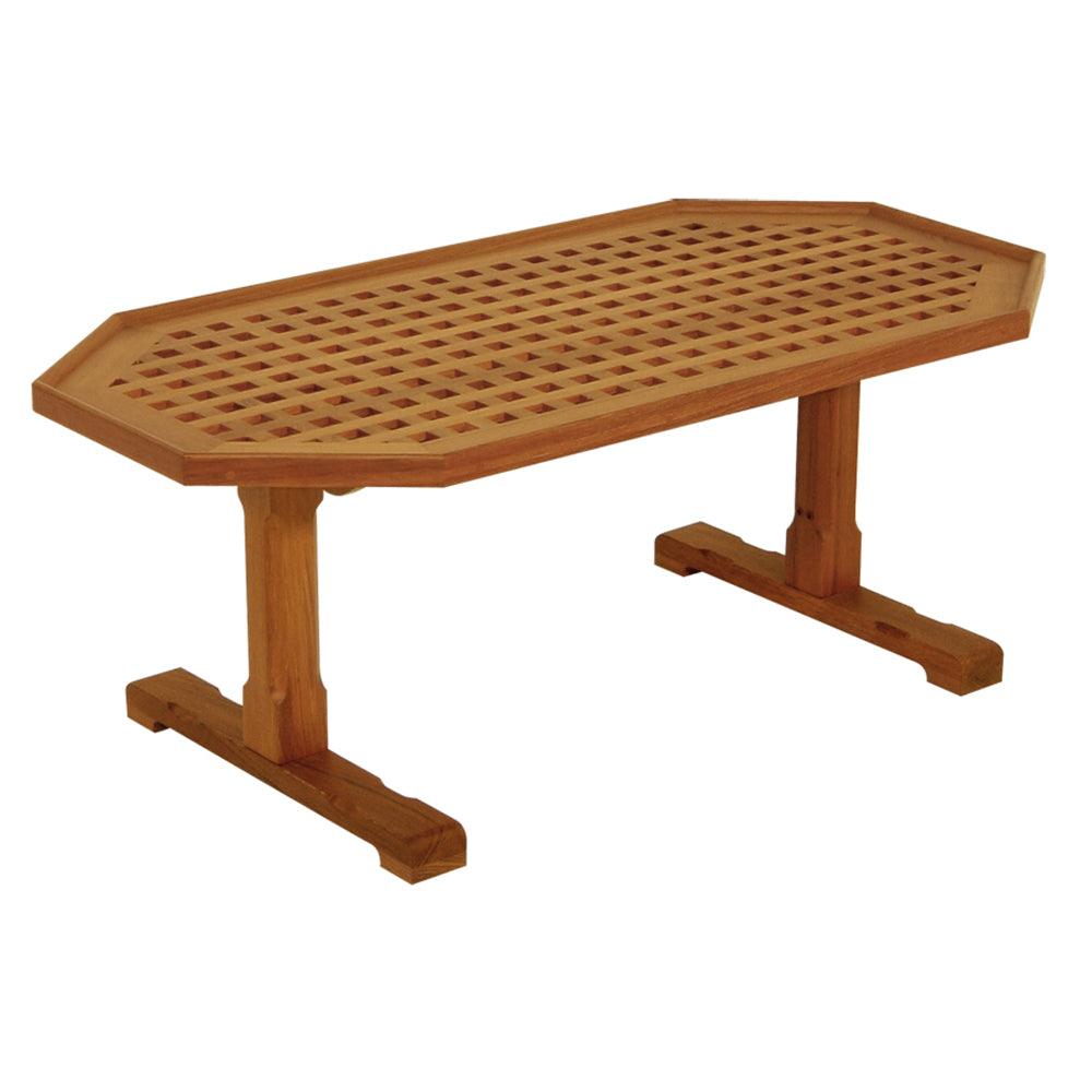 Whitecap Coffee Grate Table - Teak - Boat Gear USA