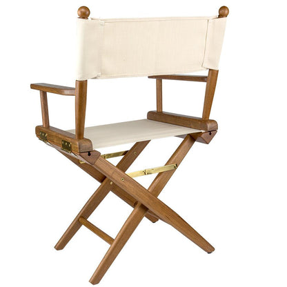 Whitecap Director's Chair w/Natural Seat Covers - Teak - Boat Gear USA