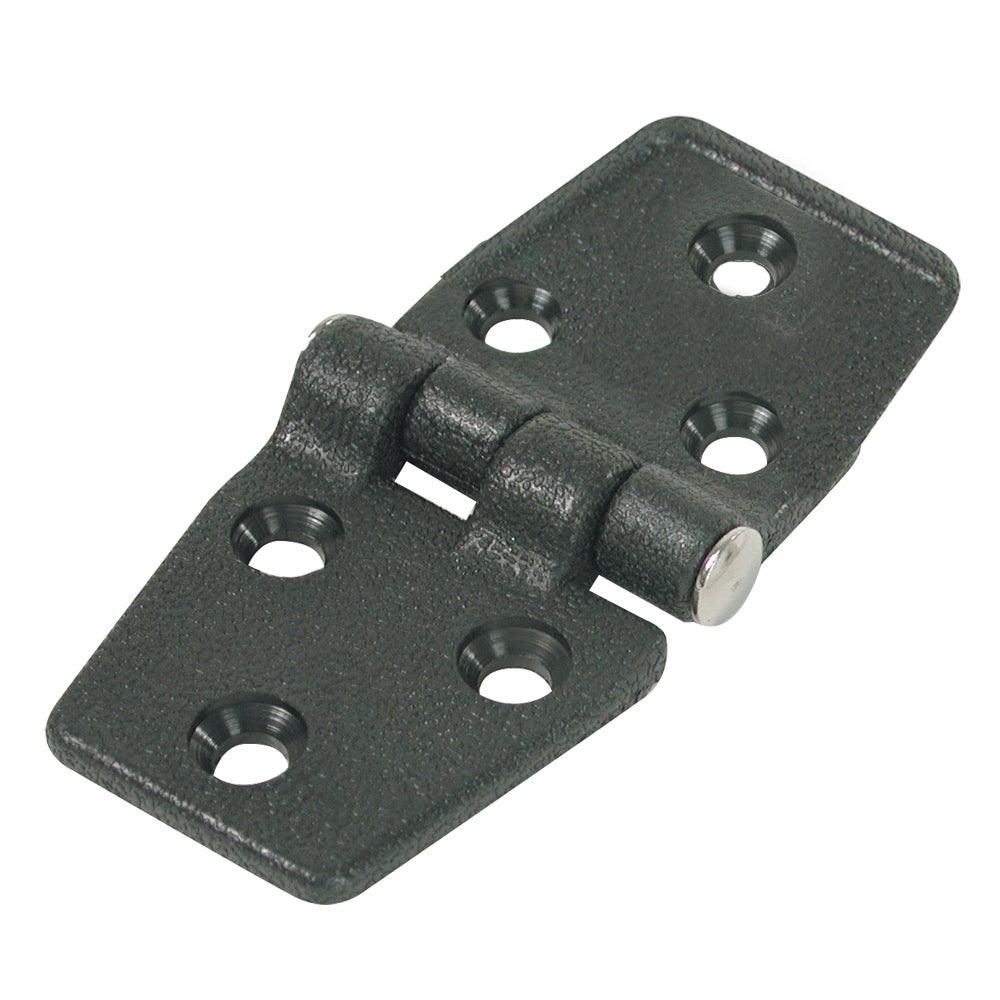 Whitecap Door Hinge - Black Nylon - 1-1/2" x 3" - Boat Gear USA