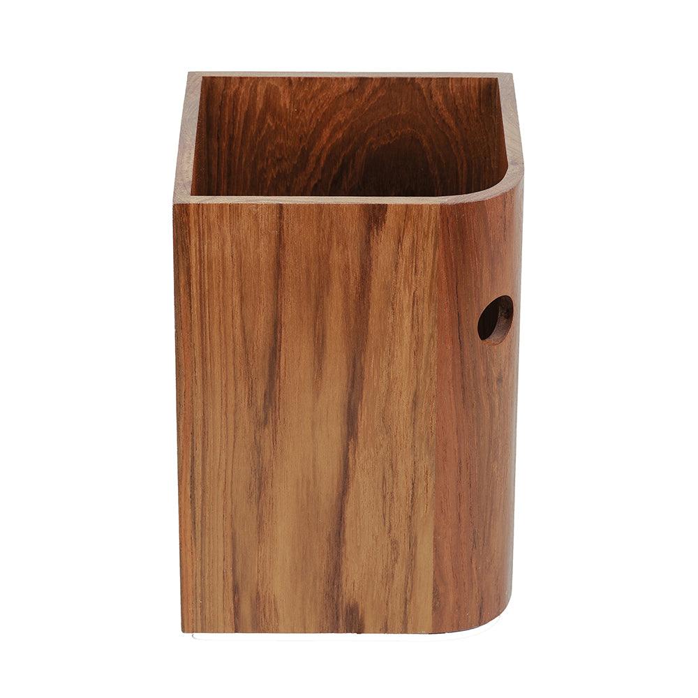 Whitecap EKA Collection Waste Basket - Teak - Boat Gear USA