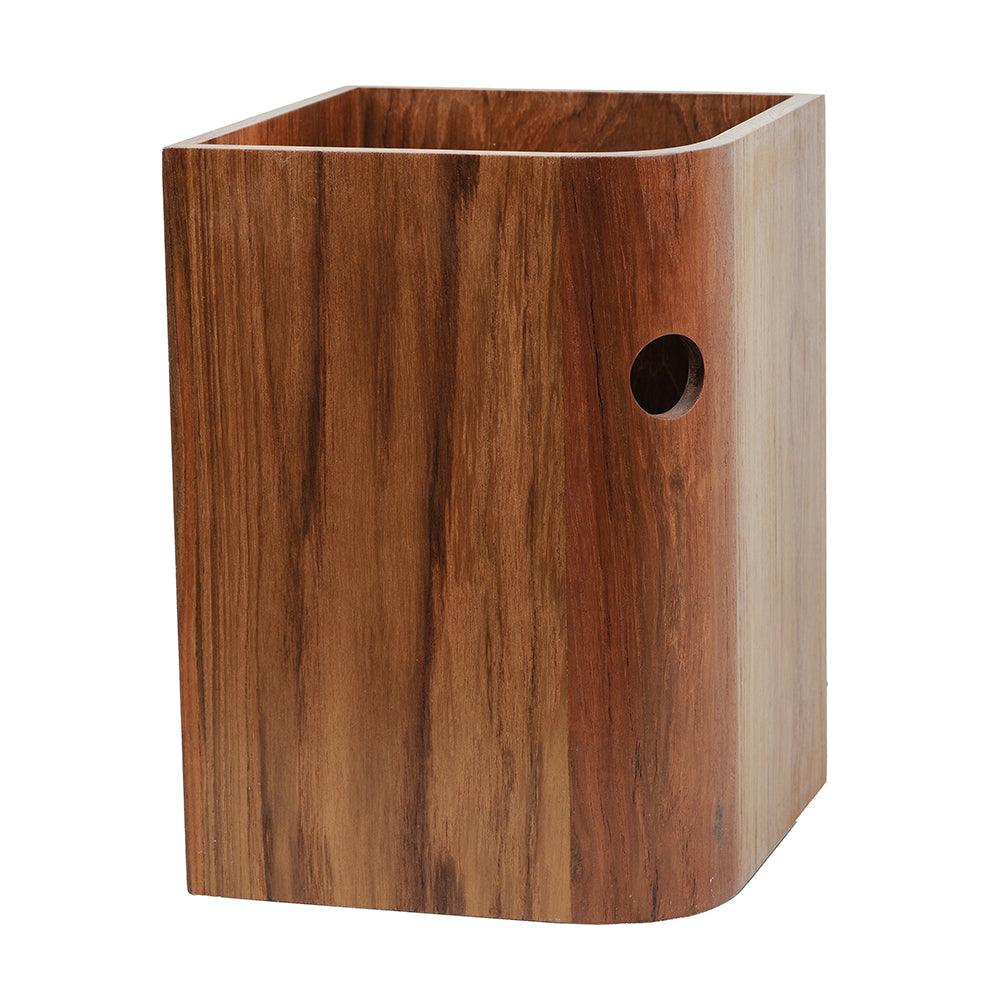 Whitecap EKA Collection Waste Basket - Teak - Boat Gear USA