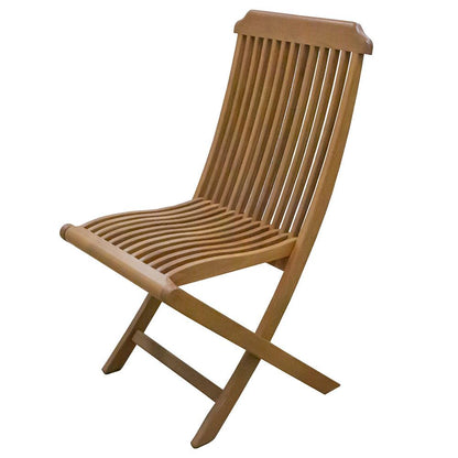 Whitecap Folding Deck Chair - Teak - Boat Gear USA