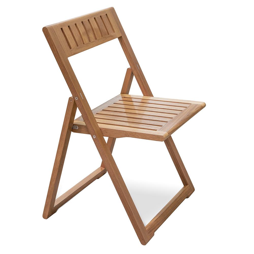 Whitecap Folding Slat Chair - Teak - Boat Gear USA