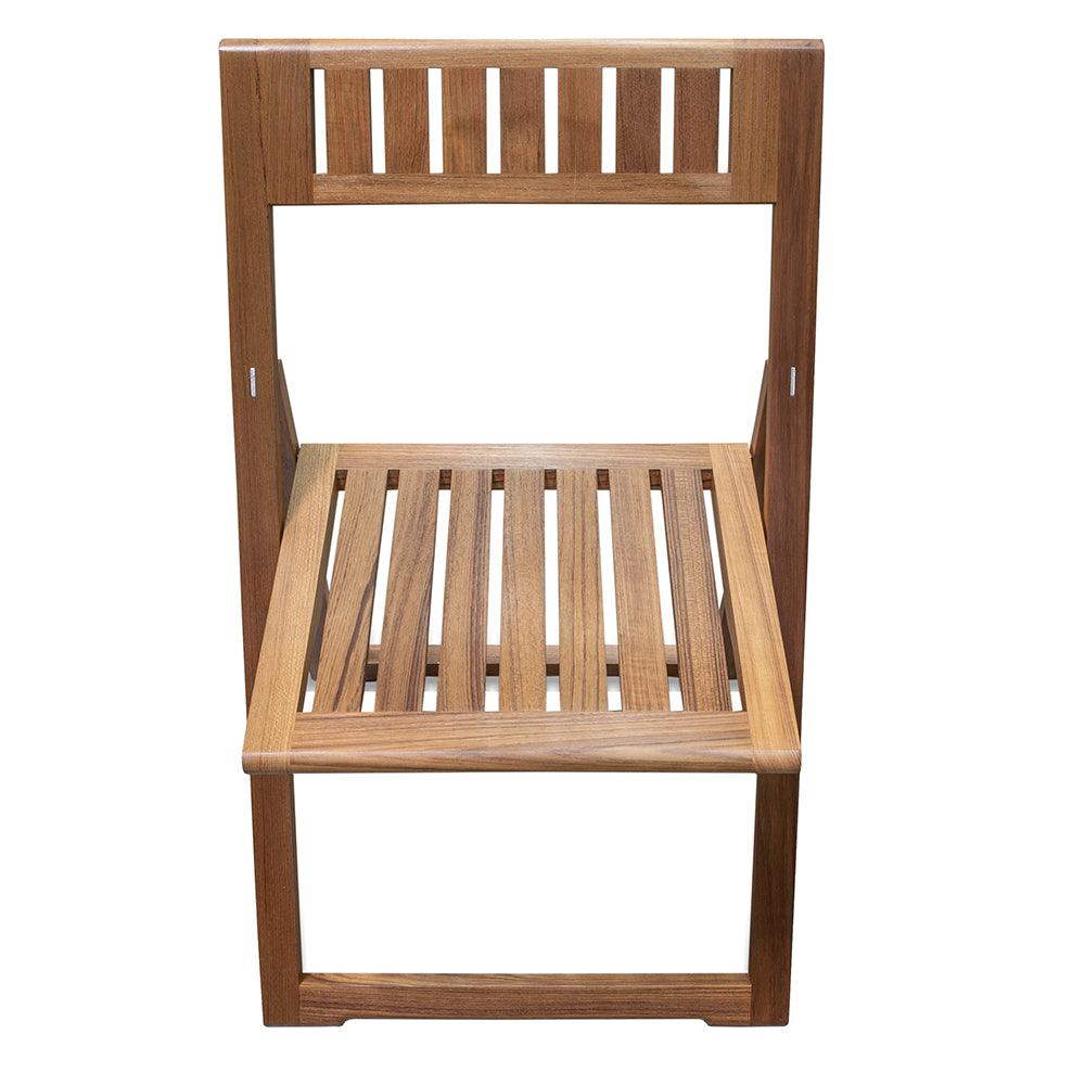 Whitecap Folding Slat Chair - Teak - Boat Gear USA