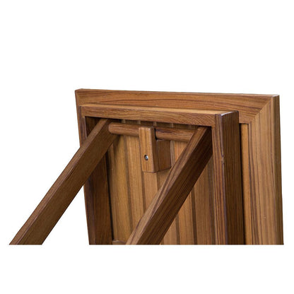 Whitecap Folding Slat Table - Teak - Boat Gear USA