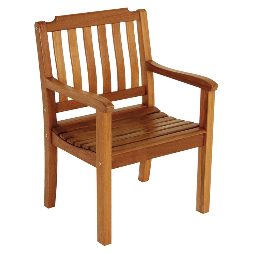 Whitecap Garden Chair w/Arms - Teak - Boat Gear USA