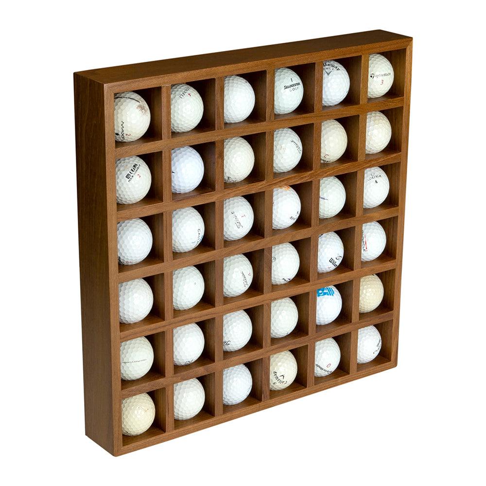 Whitecap Golf Ball Rack 36 - Teak - Boat Gear USA