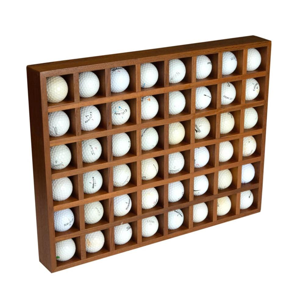 Whitecap Golf Ball Rack 48 - Teak - Boat Gear USA