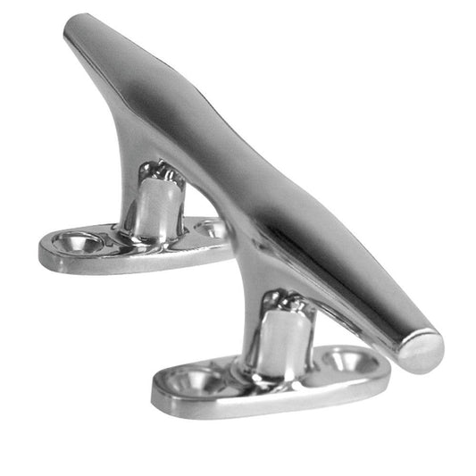 Whitecap Heavy Duty Hollow Base Stainless Steel Cleat - 10" - Boat Gear USA