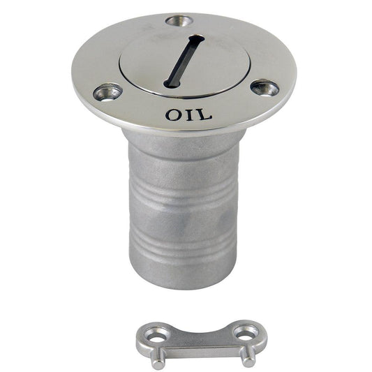 Whitecap Hose Deck Fill - 1-1/2" Hose - Oil - Boat Gear USA