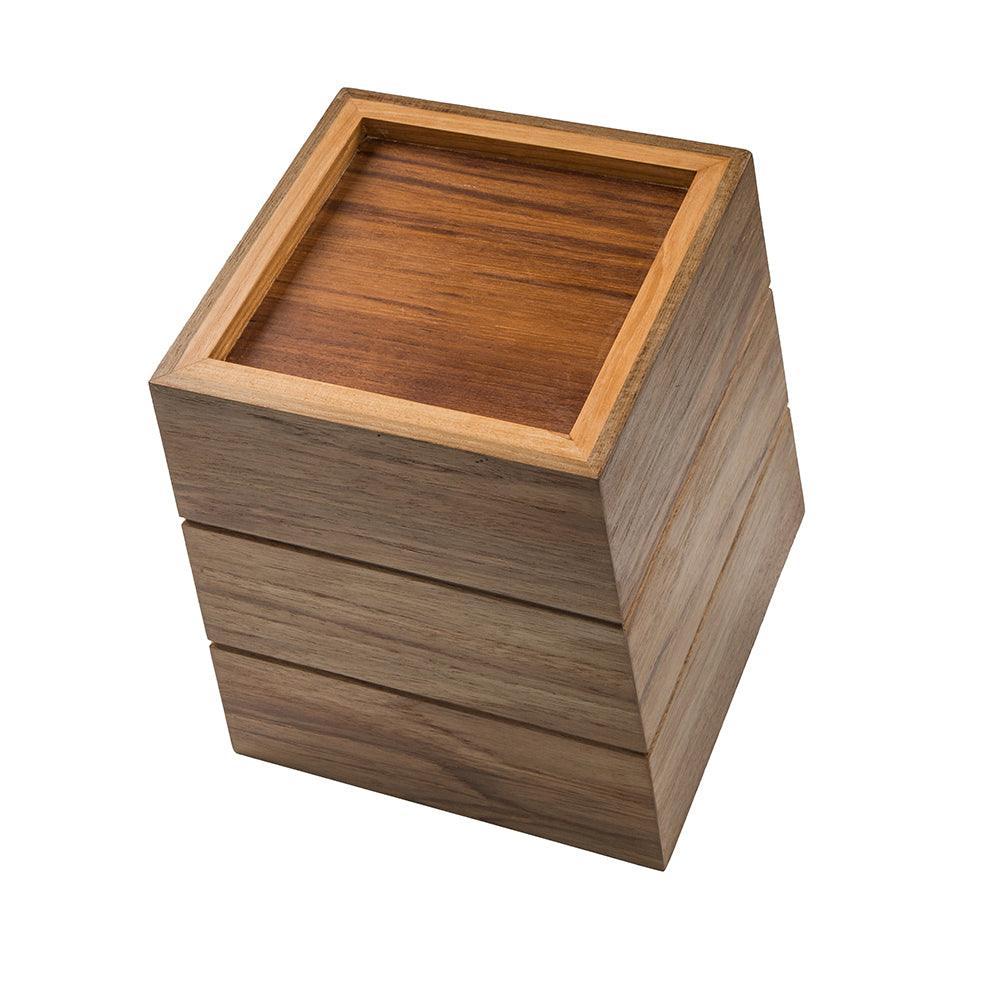 Whitecap Large Waste Basket - Teak - Boat Gear USA