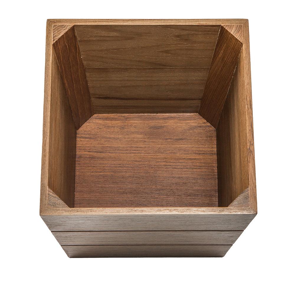 Whitecap Large Waste Basket - Teak - Boat Gear USA