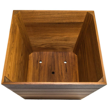 Whitecap Medium Planter Box - Teak - Boat Gear USA