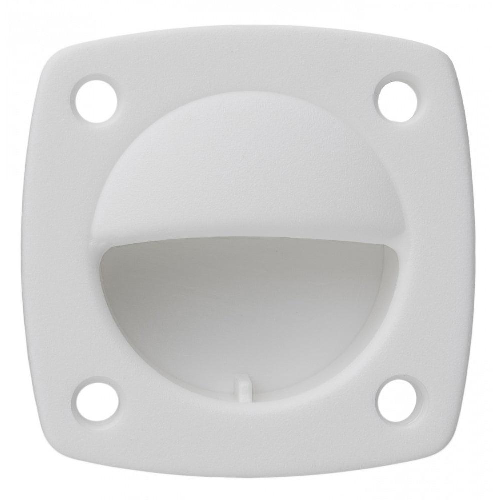 Whitecap Nylon Flush Pull - Small - White - Boat Gear USA