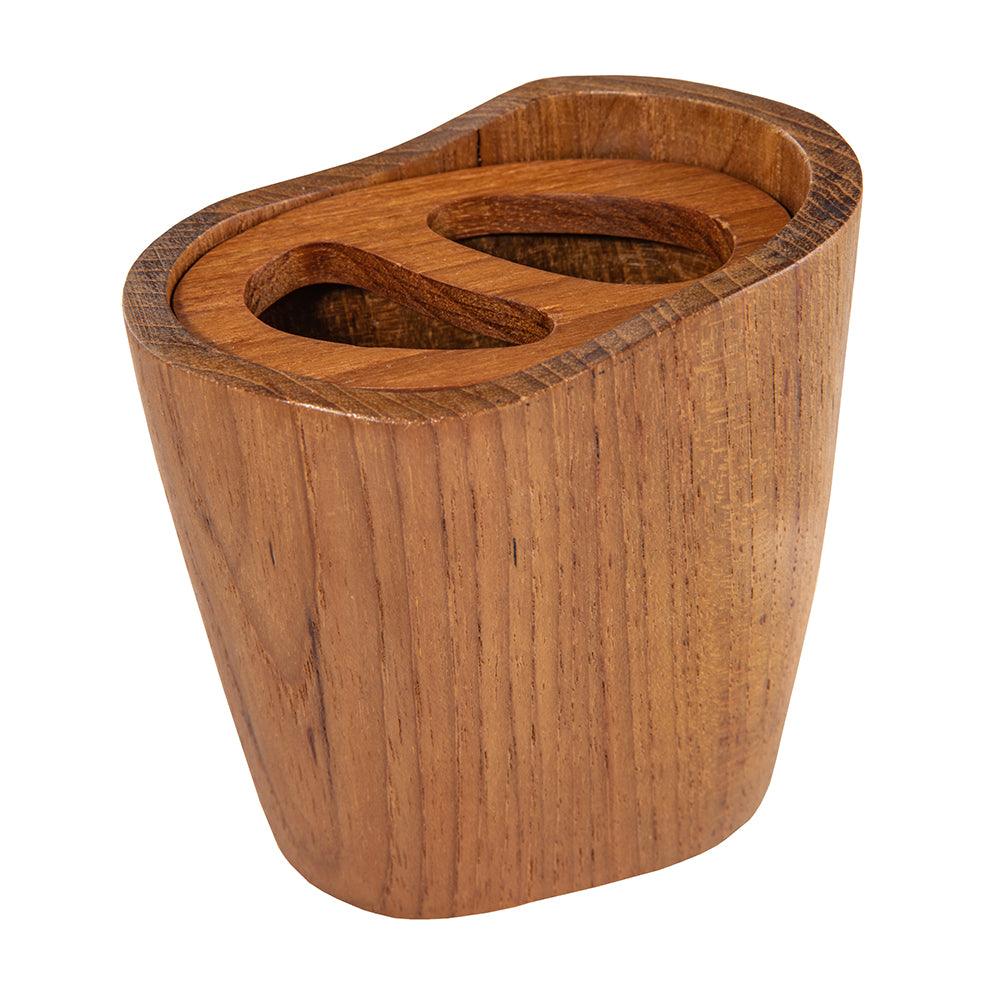 Whitecap Oval Toothbrush Holder (Oiled) - Teak - Boat Gear USA