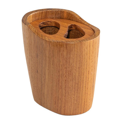 Whitecap Oval Toothbrush Holder (Oiled) - Teak - Boat Gear USA