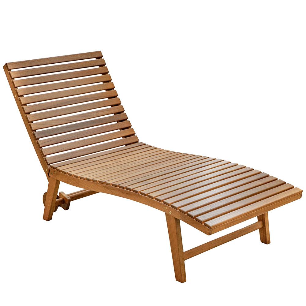 Whitecap Pool Lounge Chair - Teak - Boat Gear USA