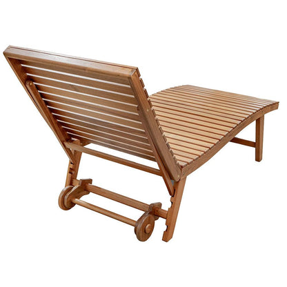 Whitecap Pool Lounge Chair - Teak - Boat Gear USA