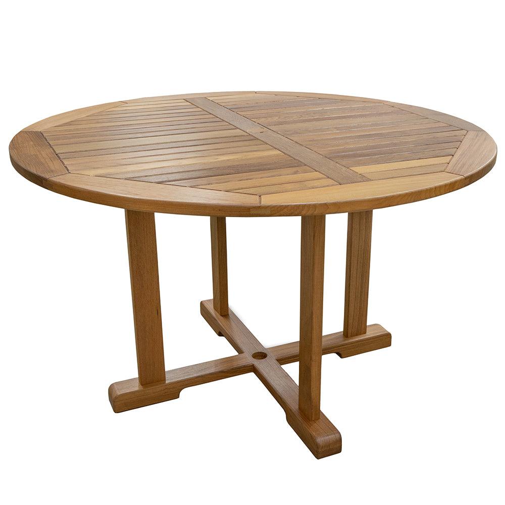 Whitecap Round Dining Table - Teak - Boat Gear USA